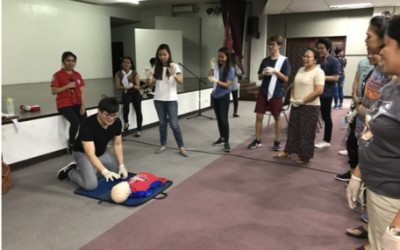 Faculty Trains with Red Cross