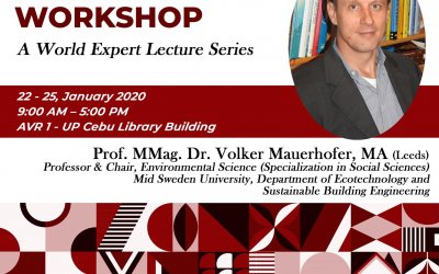 [Update] High Impact Publication Lectures and Workshop: A World Expert Lecture Series