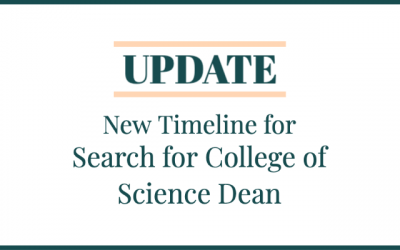 [Update] Search for the Next College of Science Dean