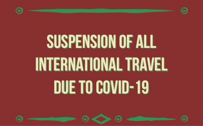 UP President Issues Suspension of all official international travels due to COVID-19