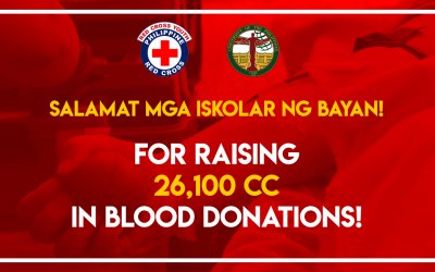 UP Cebu Red Cross Youth surpasses goal!