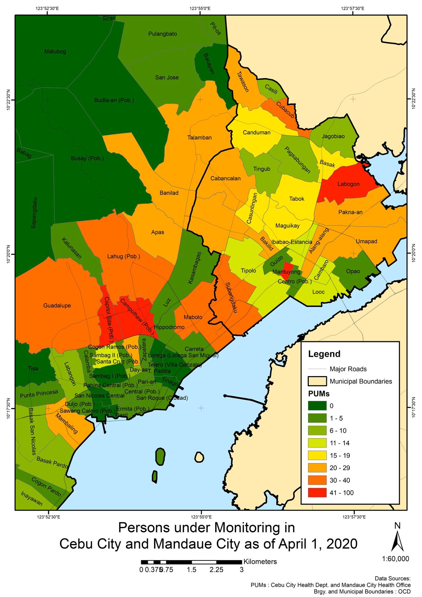 Mambaling Cebu City Map Update] Cenvi Creates Covid-19 Heat Map - University Of The Philippines Cebu
