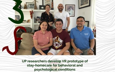 UP researchers develop VR prototype of stay-homecare for behavioral and psychological conditions