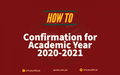 How To: Confirmation for Academic Year 2020-2021