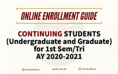 Online Enrollment Guide for Continuing Students AY 2020-2021
