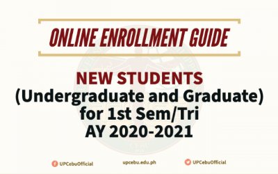 Online Enrollment Guide for New Students AY 2020-2021