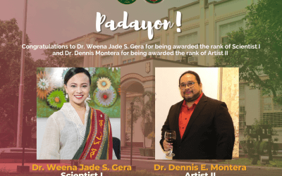 UP Cebu Faculty Members Awarded Scientist and Artist Rank