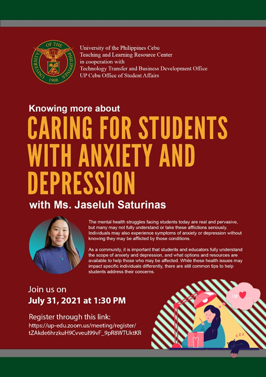 Caring for Students with Anxiety and Depression University of the