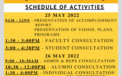 NOMINEES ARE IN! Search for the Next CCAD Dean New Schedule of Activities