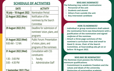 SEARCH for the Next College of Social Sciences Dean