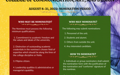 Expanded search for the next CCAD Dean
