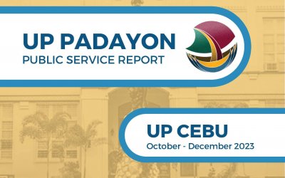 UP Cebu Padayon Public Service Report for October-December 2023