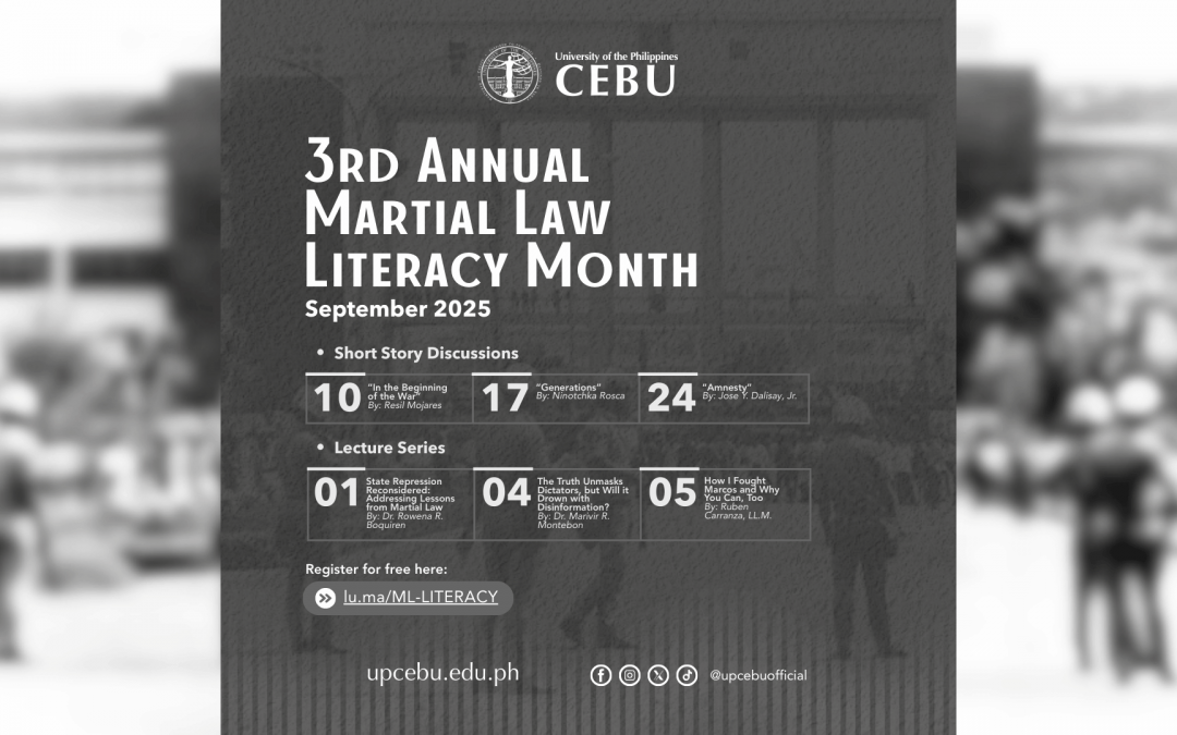 UP Cebu commemorates 3rd martial law literacy month