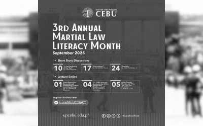 UP Cebu commemorates 3rd martial law literacy month