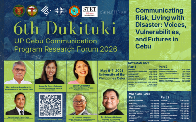 UP Cebu Communication Program to host DukiTuki 2026 on disaster and risk communication
